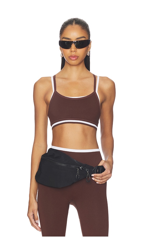 THE UPSIDE Form Seamless Anita Sports Bra in Cocoa. - size L (also in M, S, XL)