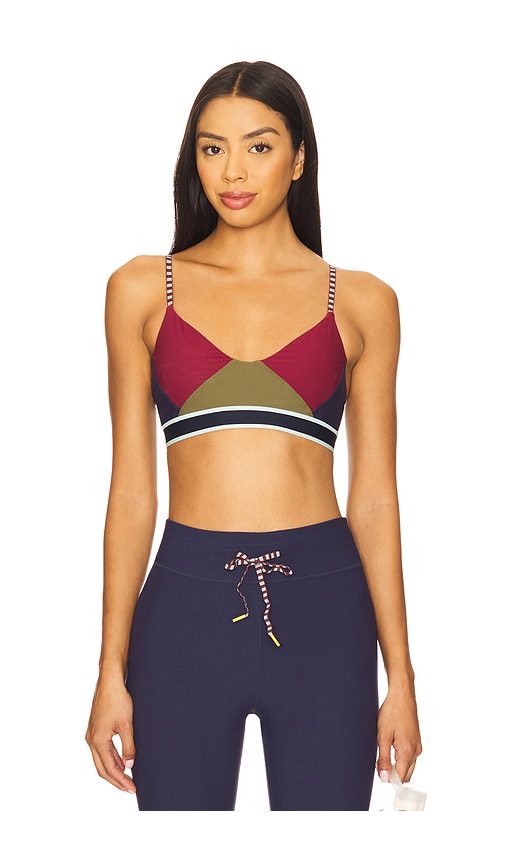 Starburst Geogie Scoop Sports Bra in Burgundy. - size L (also in M, S, XS) - THE UPSIDE - Modalova