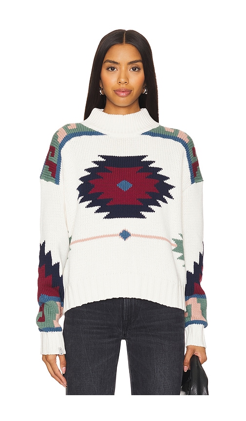 Shop The Upside Pacha Clara Knit Crew Sweater In Creme