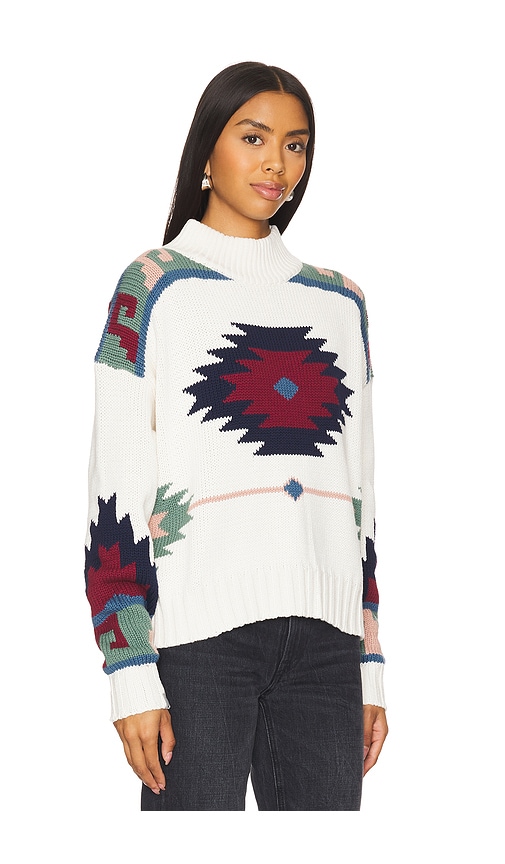 Shop The Upside Pacha Clara Knit Crew Sweater In Creme