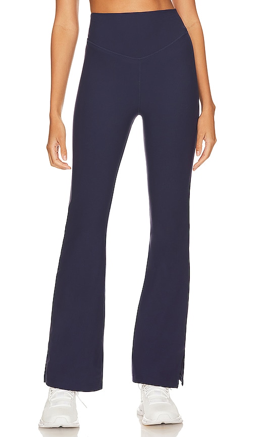 Shop The Upside Peached Florence Flare Pants In Navy