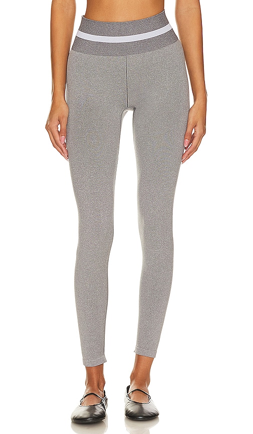 Shop The Upside Form Seamless Midi Pant In Grey