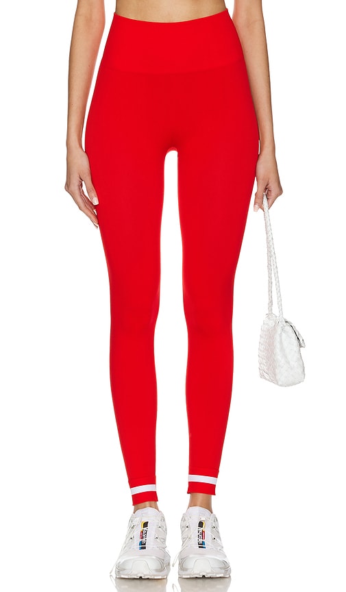 Shop The Upside Form Seamless Midi Legging In Red