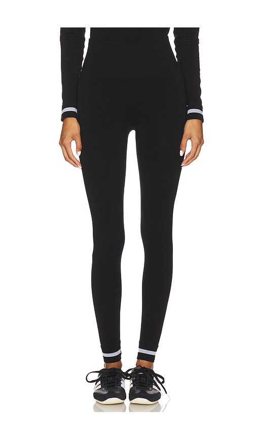 The Upside Wool Seamless 25in Midi Pant In Black