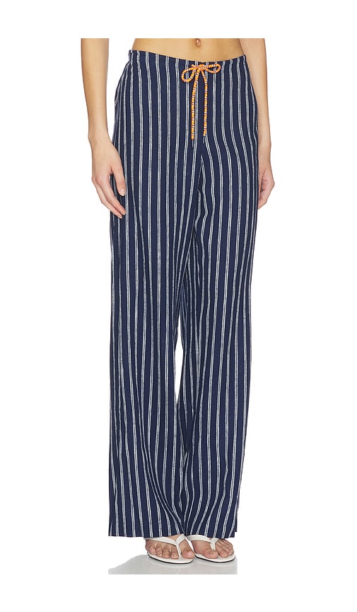  The Upside Belize Charli Drawstring Pant In Navy. Size Xs. Also In S, M. 