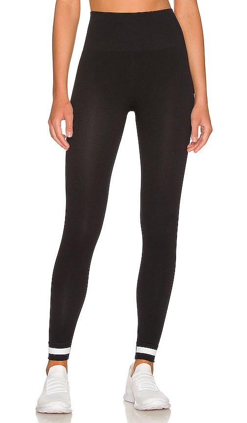 THE UPSIDE Seamless Midi Pant in Black | REVOLVE