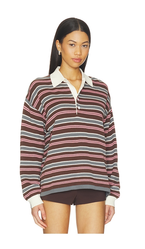 THE UPSIDE Wonder Knit Polo Top | Thumbnail 2