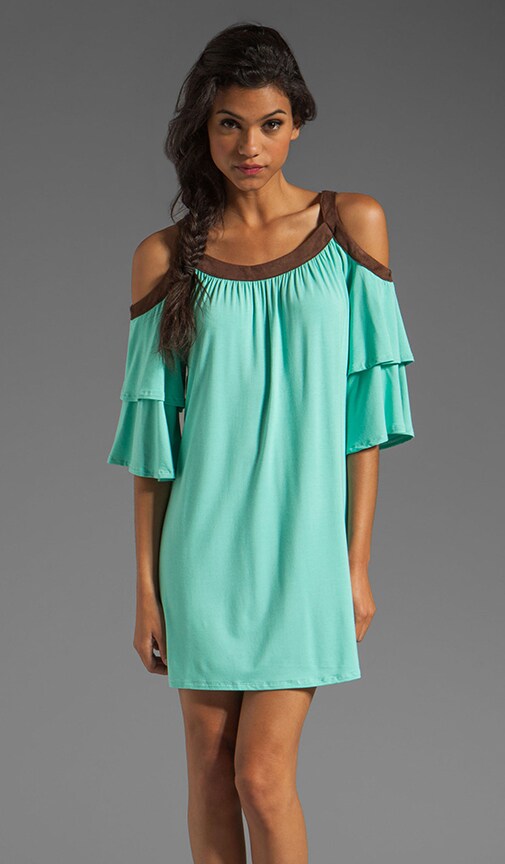 Piper Dress with Suede Trim