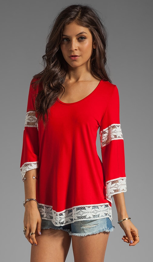 Erika Lace Detail Top