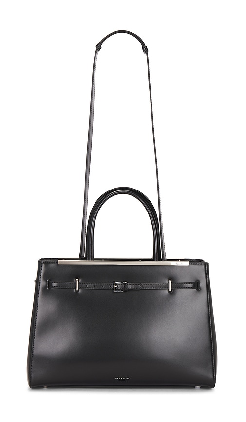VERAFIED Book Tote Bag in Black