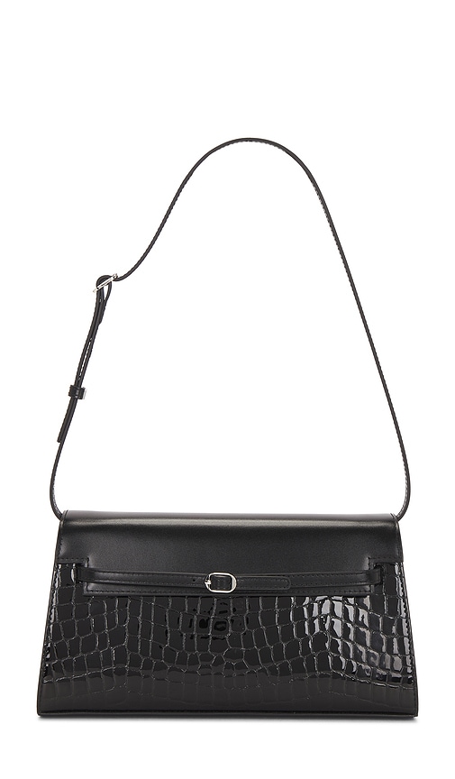 VERAFIED Black Shoulder Bag in Black