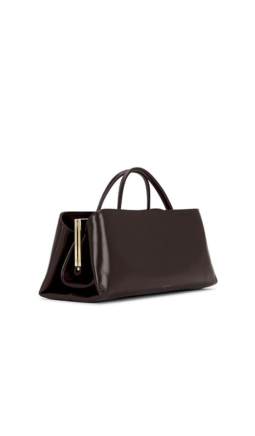  Verafied Shoulder Clutch In Chocolate. 