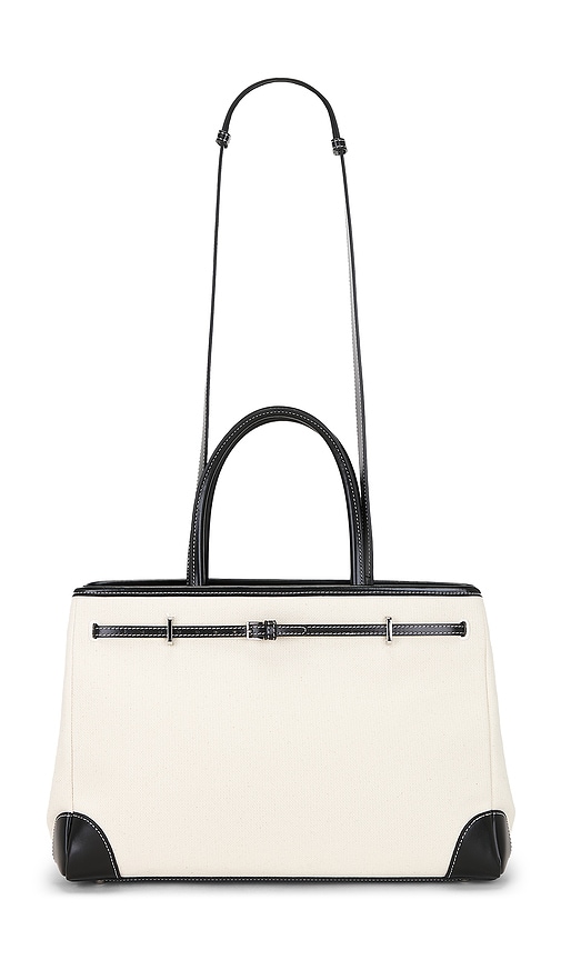 Canvas Book 33 Tote in Cream.