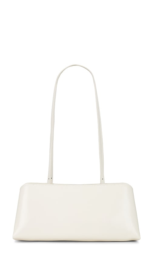 Clutch Shoulder Eclair Bag in Ivory.