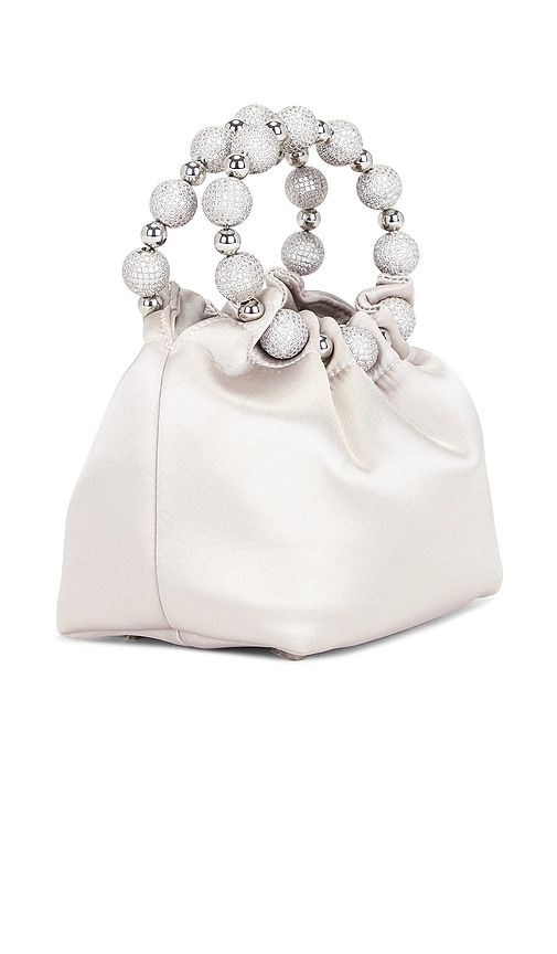  Verafied Henkeltasche Diamond In Metallic Silver. 