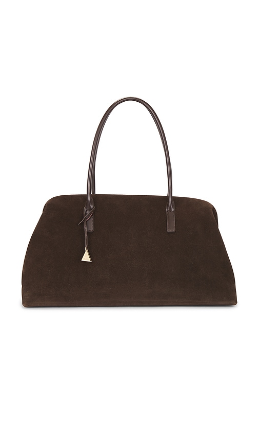 VERAFIED Espresso Suede Club Bag