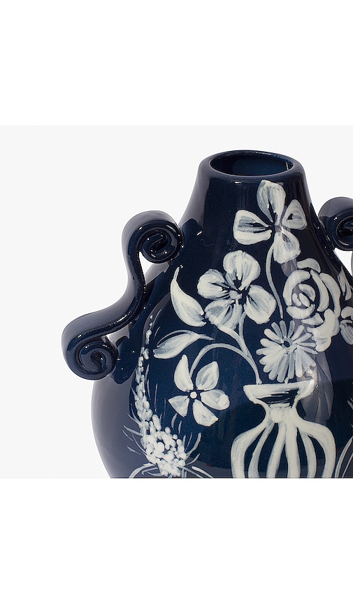 Shop Vaisselle Too Hot To Handle Vase In Midnight