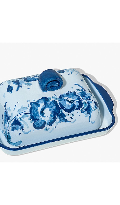 Shop Vaisselle Buttercup Butter Dish In 蓝色