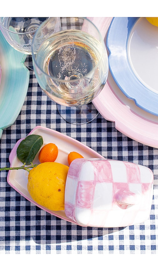 Vaisselle Buttercup Butter Dish In Rose. 