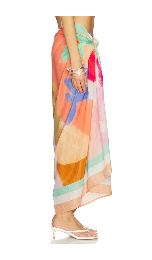  Vitamin A Sarong Samara In Peach,coral. 