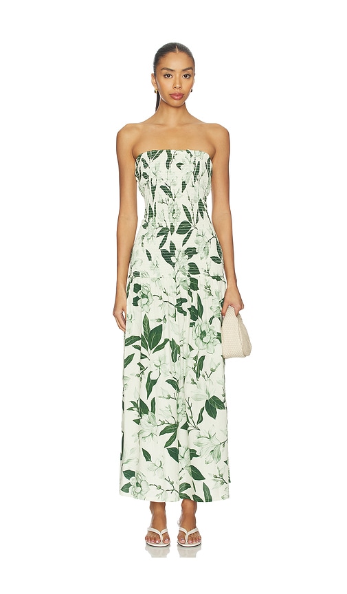 Verandah Smocked Summer Maxi Dress