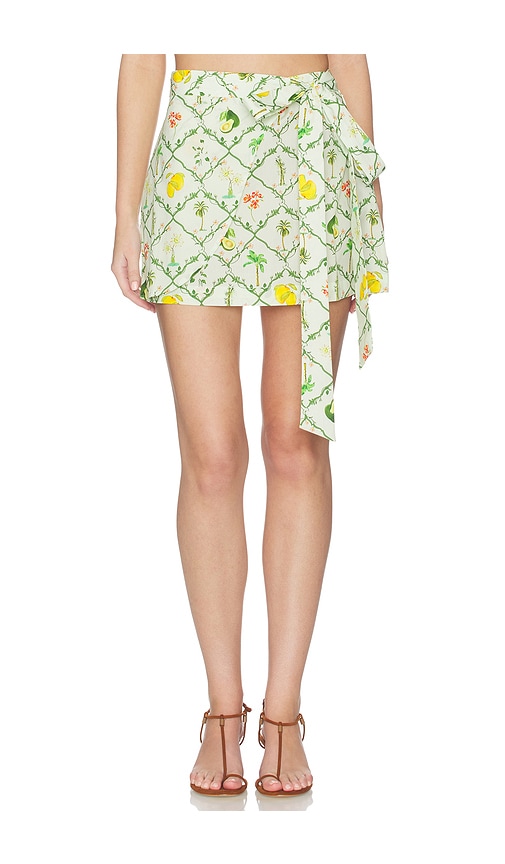 Verandah Wrap Mini Skirt