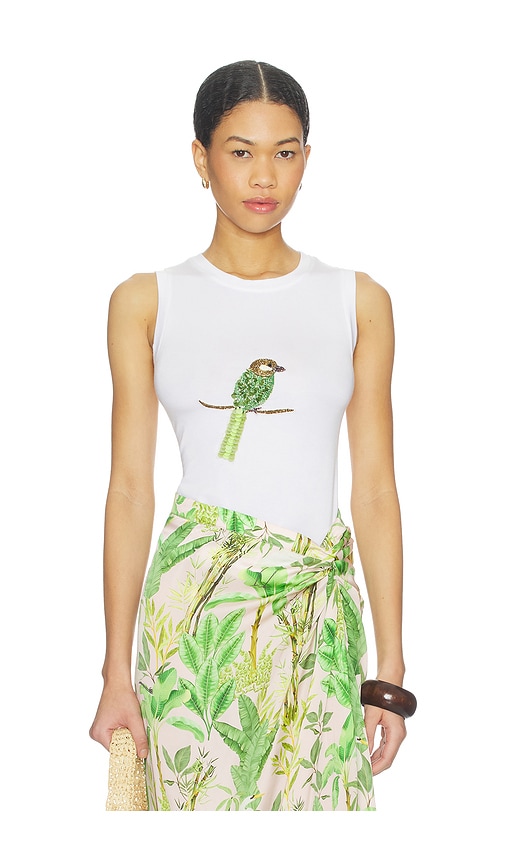 Verandah Hand Beaded Parrot Tank