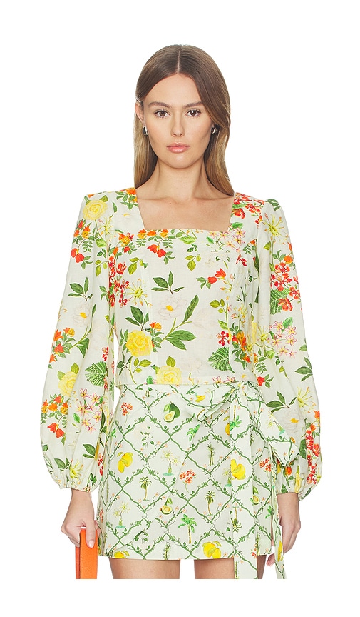 Verandah Square Neck Crop Blouse