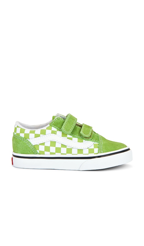 Vans Toddler Old Skool V in Green. - size 7.5 (also in 8.5, 9.5)