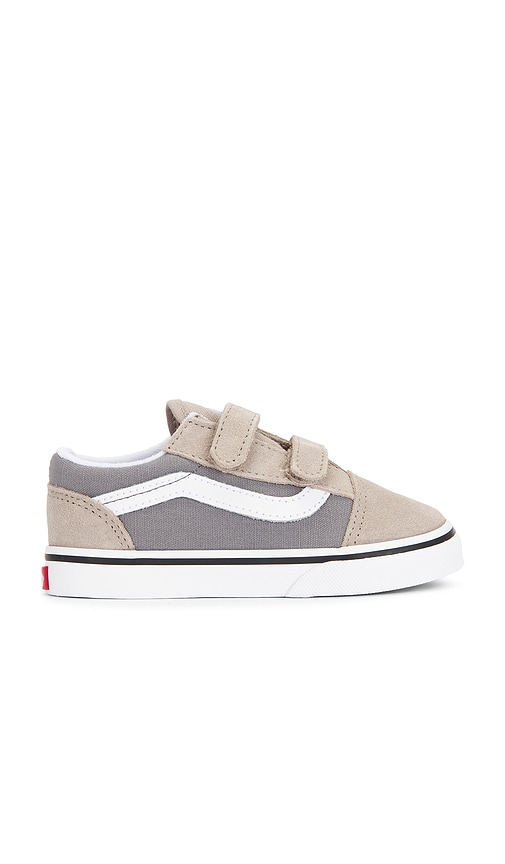 Vans Toddler Old Skool V in 2-tone Frost Gray