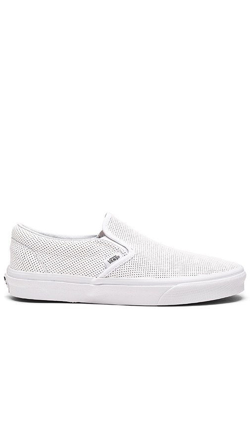 Vans Classic Slip-On Perf Leather in 