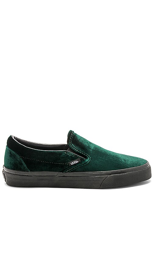 velvet green vans