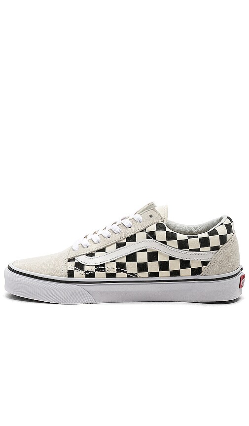 vans checkered old skool black & white shoes