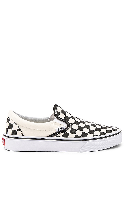 white vans with white checkers