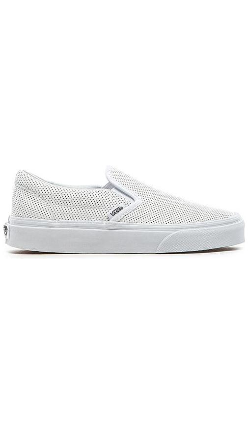 Vans Classic Perforated Leather Slip On 