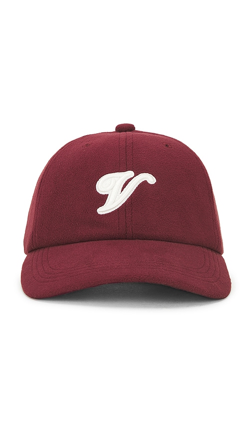  Varley Raina Fleece Cap In Burgundy. 