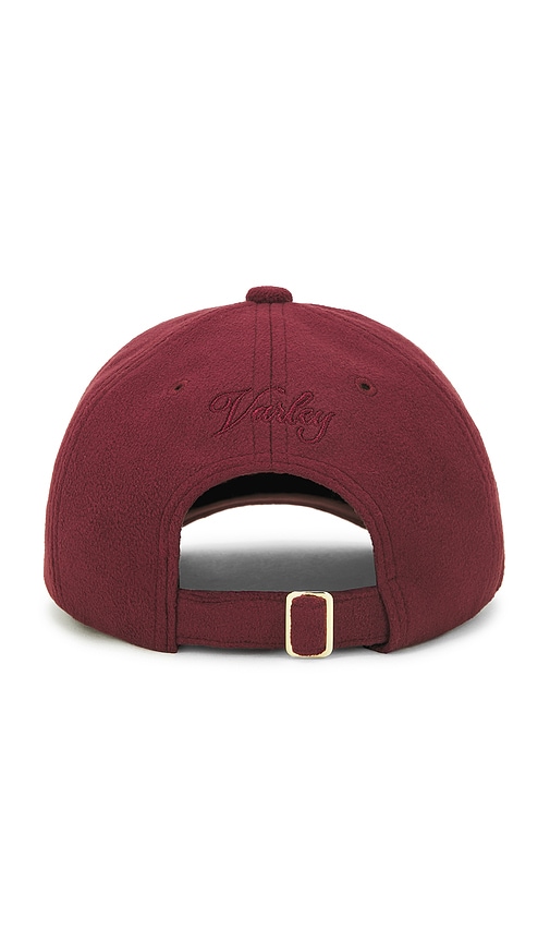  Varley Raina Fleece Cap In Burgundy. 