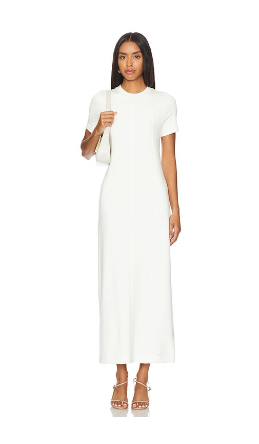 Shop Varley Hattie Maxi Dress In Ivory