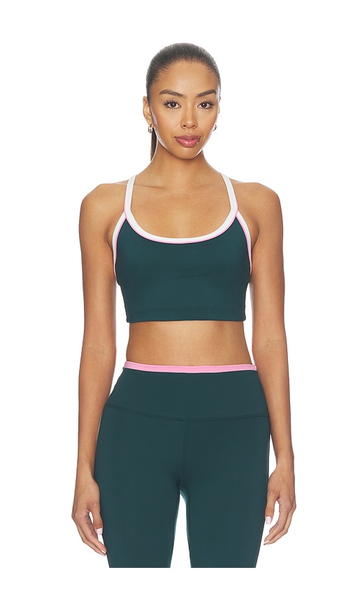Varley Freesoft Piper Bra in Green. - size L (also in M, S, XS)