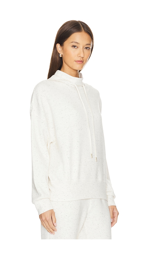 Shop Varley Oakdale Sweatshirt In Ivory