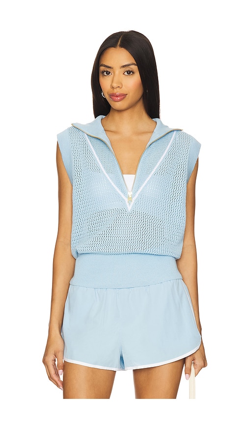 Allena Half Zip Vest in Blue. - size L (also in M, S, XL, XS) - Varley - Modalova