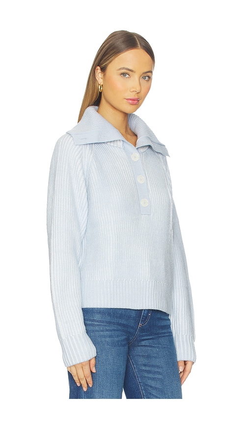 Varley Filey Plated Sweater In Blue