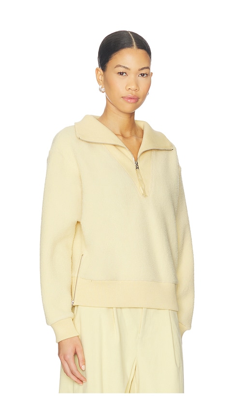 Varley Davidson Half Zip Sweatshirt In Neutral