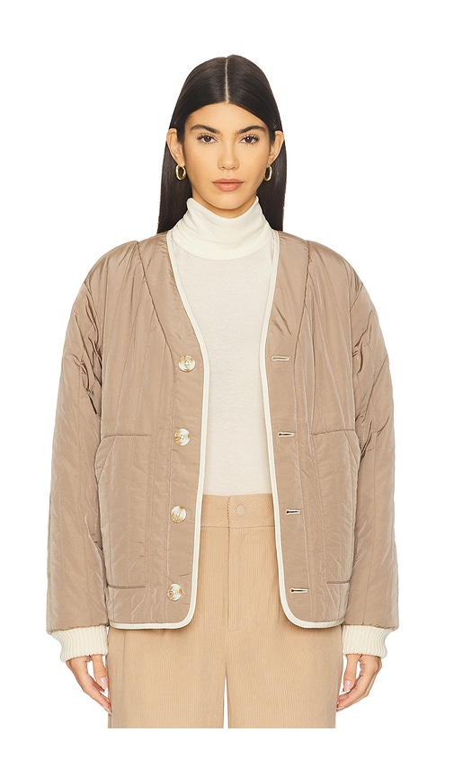 Varley Drew Reversible Jacket In White