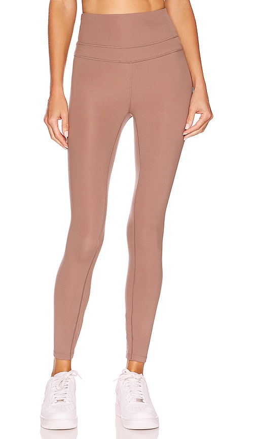 Varley Let's Move Super High Legging in Deep Taupe
