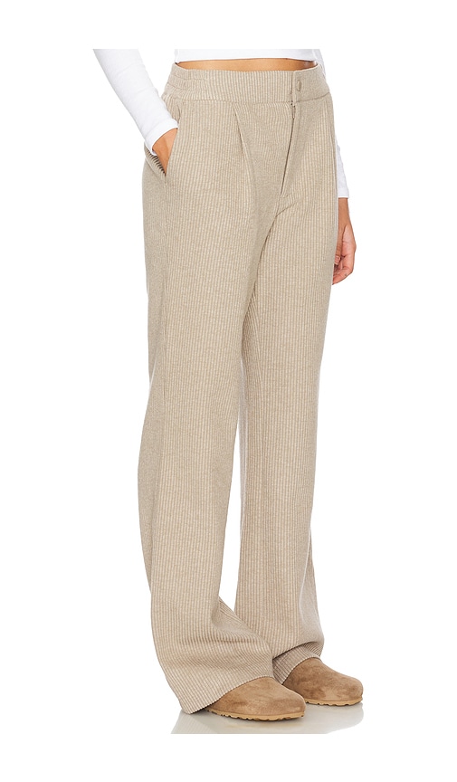 Shop Varley Aberdeen Straight Leg Pant In Grey