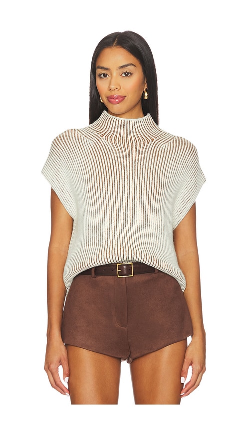 Lauren Plated Knit Tank Top in Cream. - size L (also in M, S, XL, XS) - Varley - Modalova