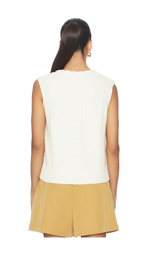  Varley Weste Aus Zopfstrick Tatyana In Ivory. Größe Xs. Also In S, M. 