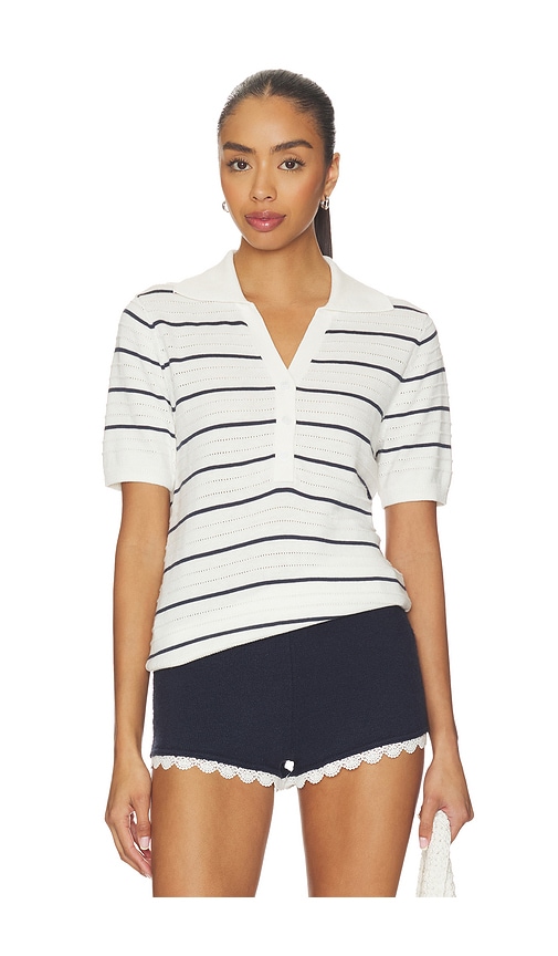 Varley Wren Knit Polo Top