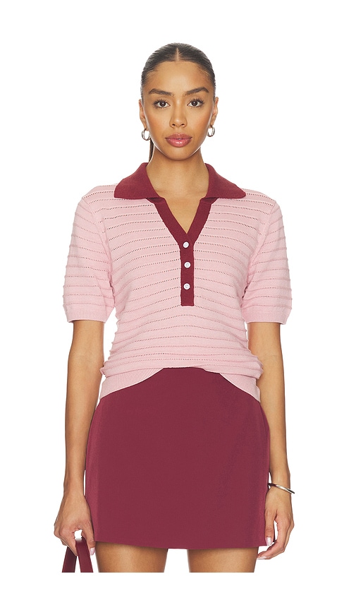 Varley Wren Knit Polo Top